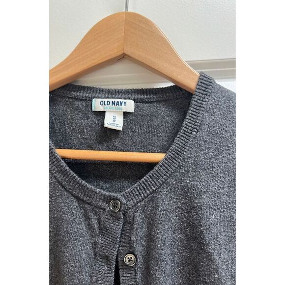 Old Navy Grey Classic Button down knit Cardigan - Picture 2 of 3